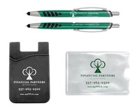 Financial Partners Stylus Pen RFID Card Protector Smart Wallet